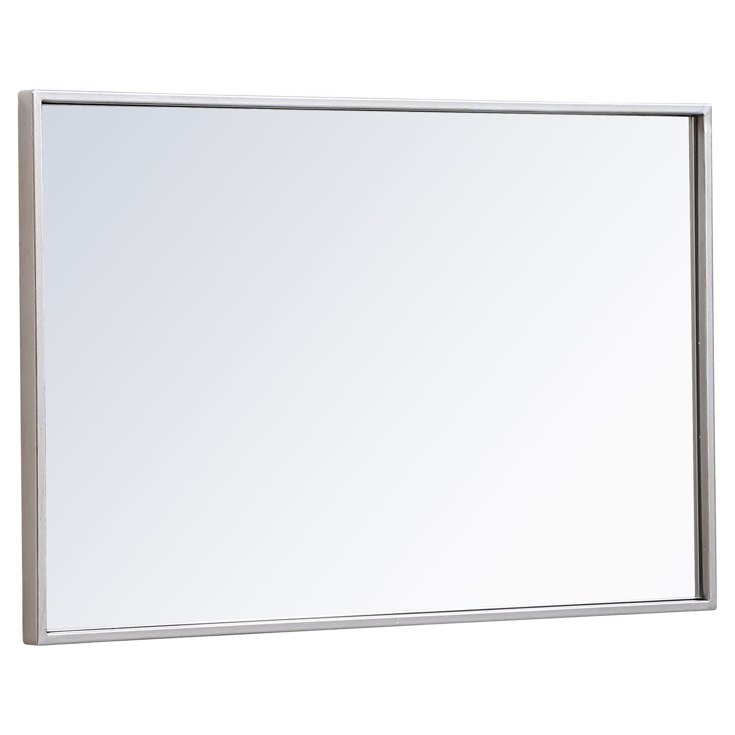 MR41828S Monet 28" x 18" Metal Framed Rectangular Mirror in Silver