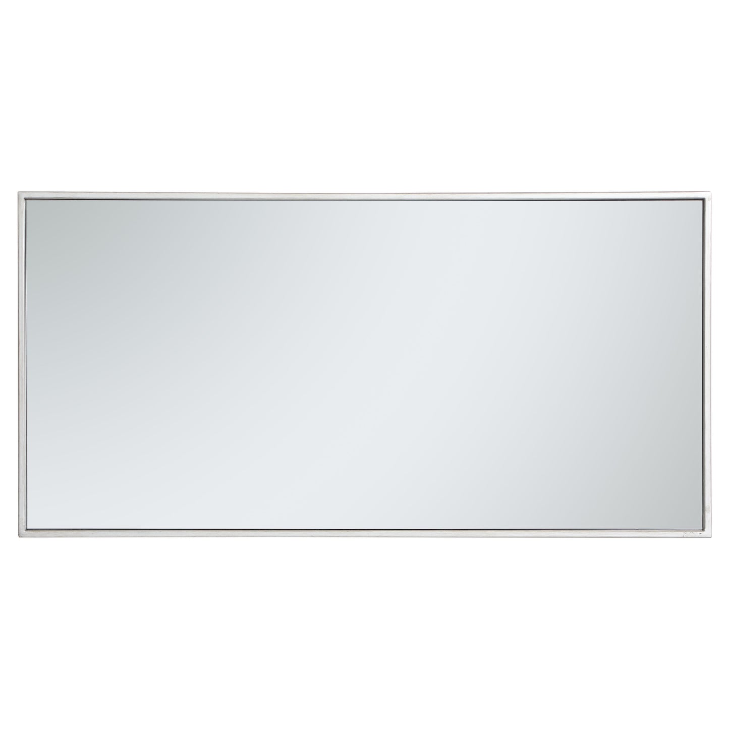 MR41836S Monet 18" x 36" Metal Framed Rectangular Mirror in Silver
