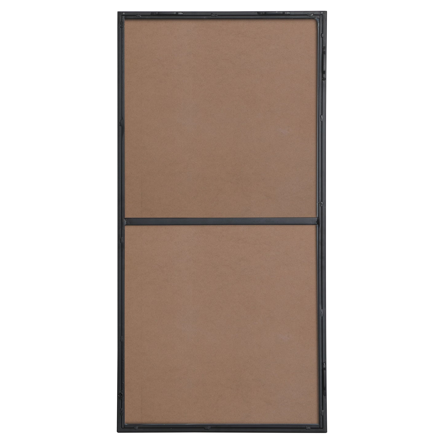 MR41836BK Monet 18" x 36" Metal Framed Rectangular Mirror in Black