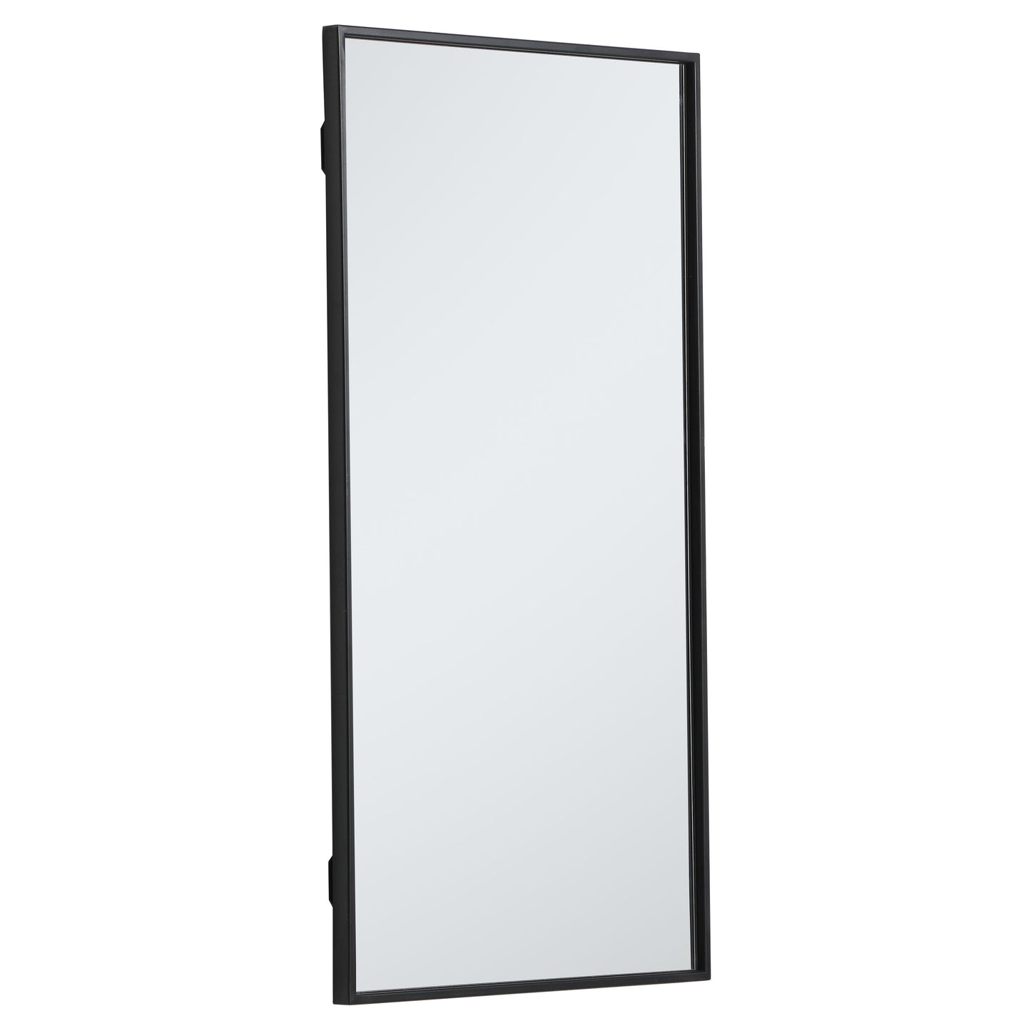 MR41836BK Monet 18" x 36" Metal Framed Rectangular Mirror in Black