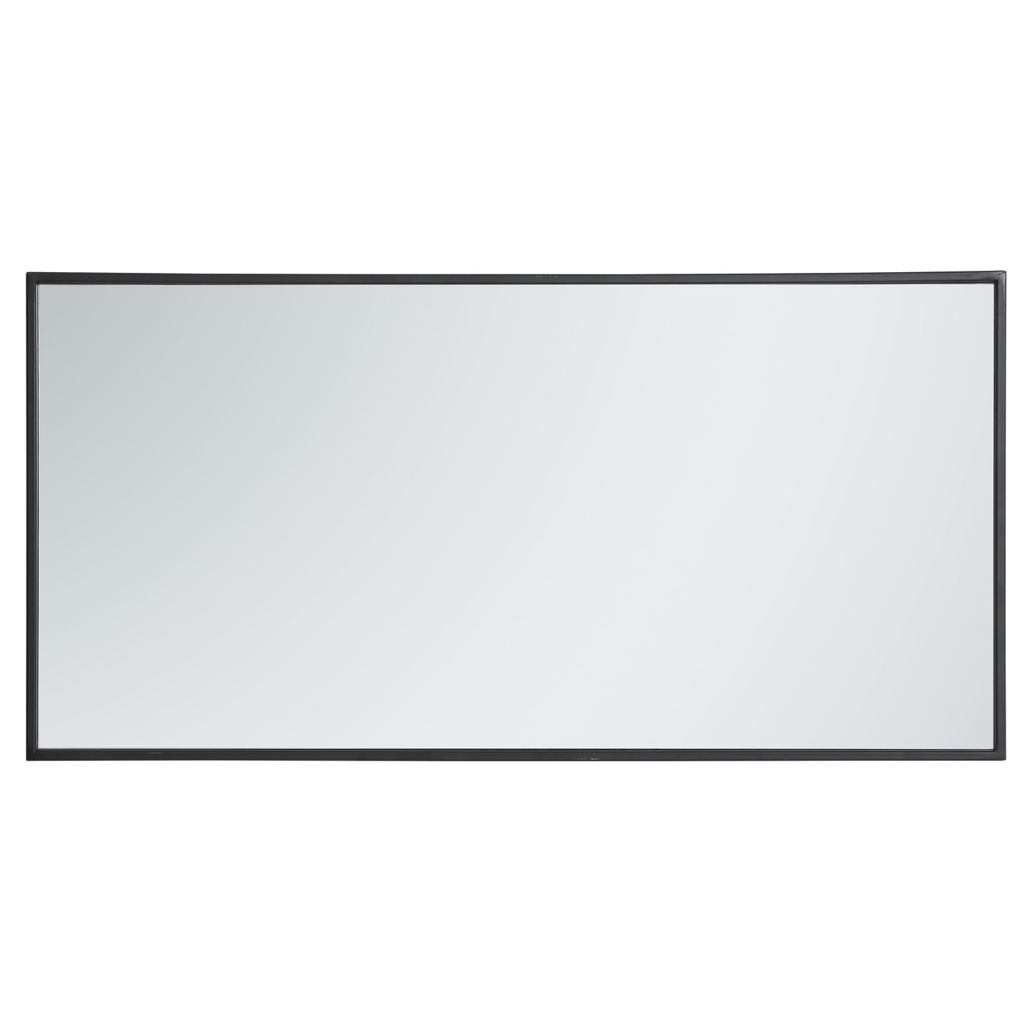 MR41836BK Monet 18" x 36" Metal Framed Rectangular Mirror in Black