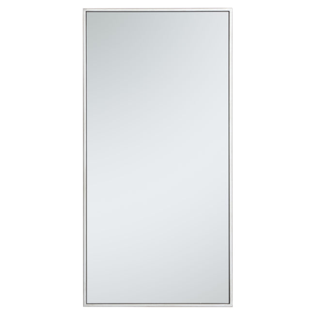 MR41836S Monet 18" x 36" Metal Framed Rectangular Mirror in Silver