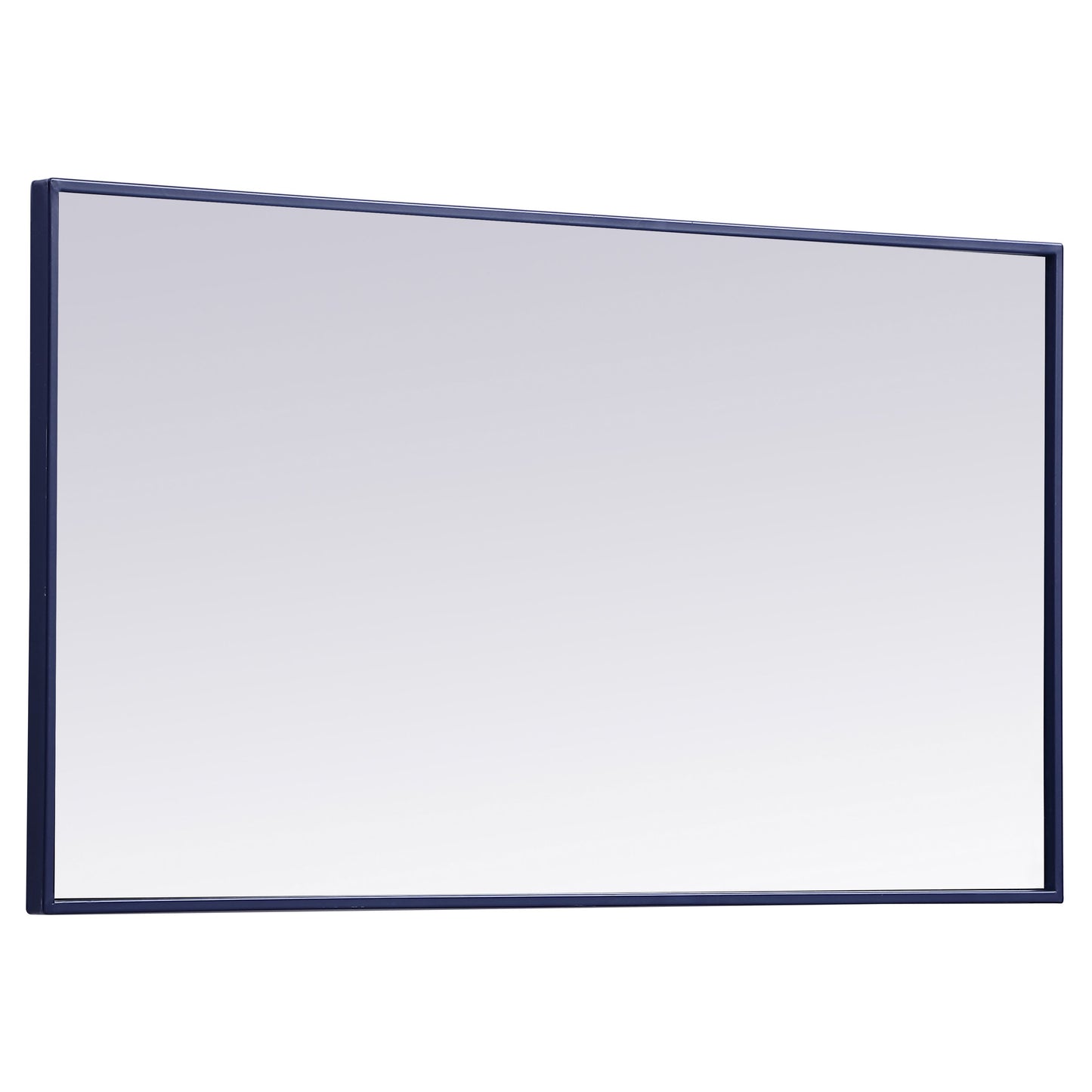 MR42036BL Monet 20" x 36" Metal Framed Rectangular Mirror in Blue