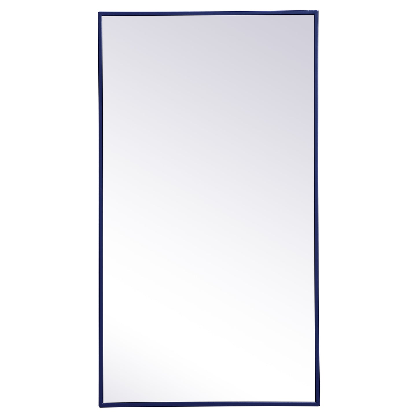 MR42036BL Monet 20" x 36" Metal Framed Rectangular Mirror in Blue