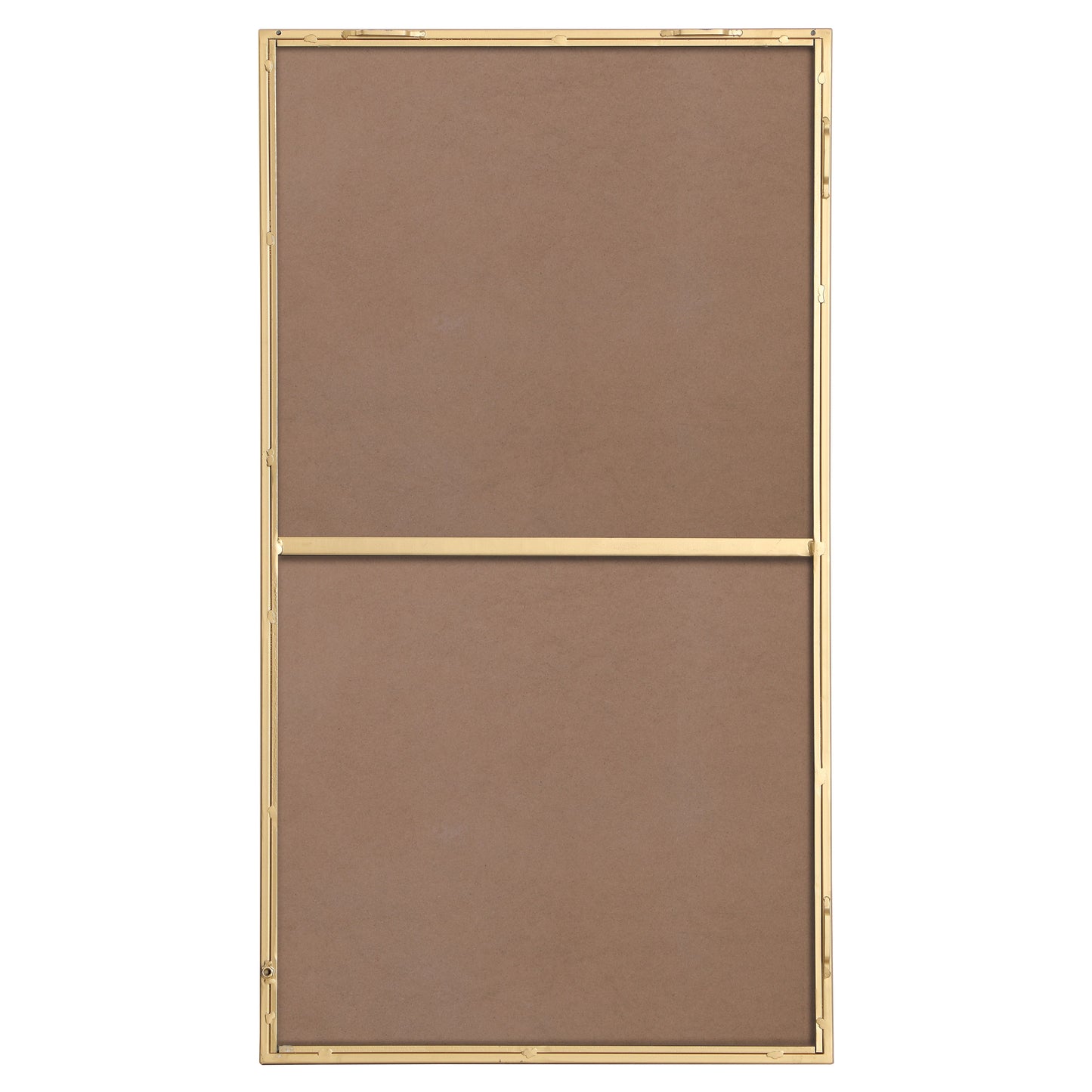 MR42036BR Monet 20" x 36" Metal Framed Rectangular Mirror in Brass