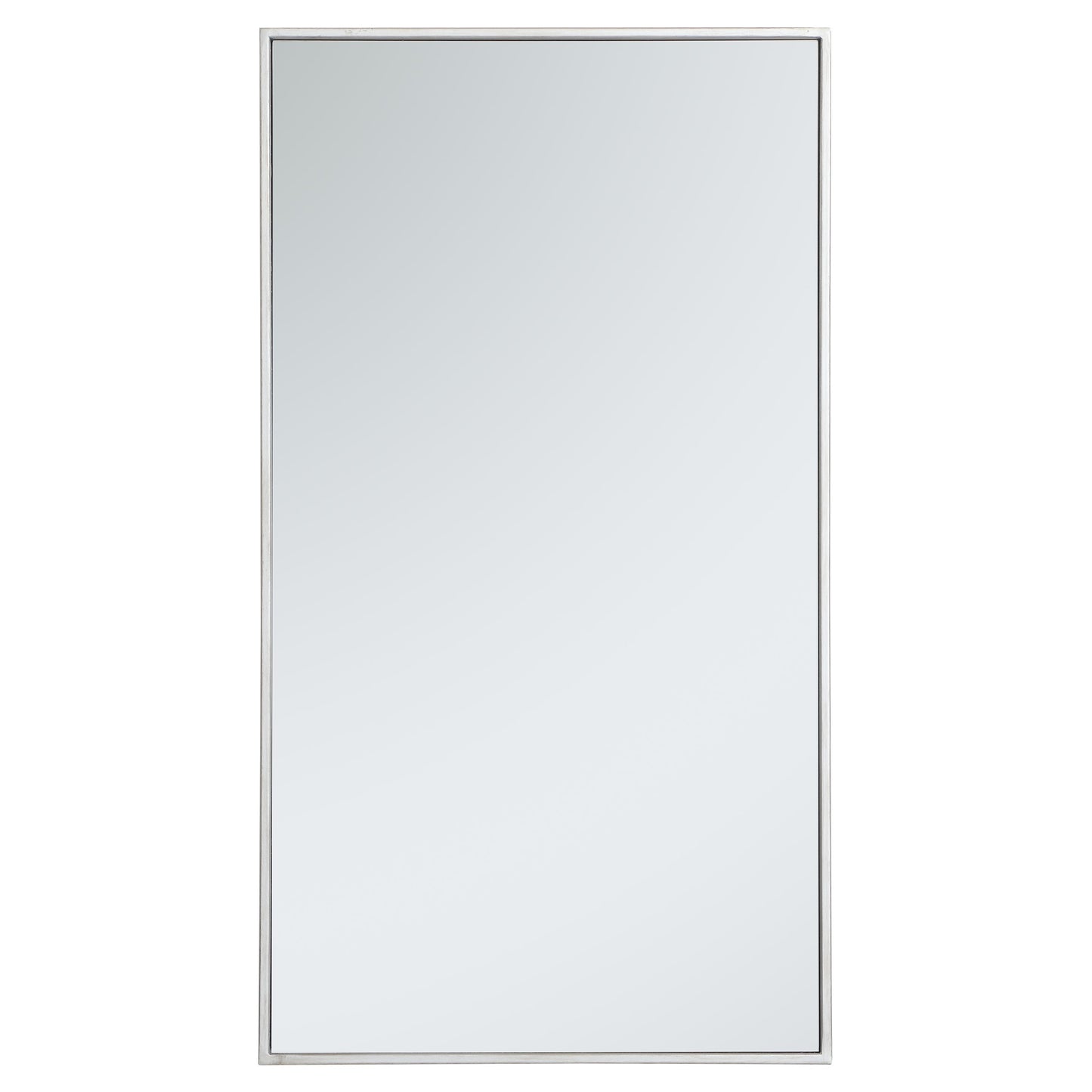 MR42036S Monet 20" x 36" Metal Framed Rectangular Mirror in Silver