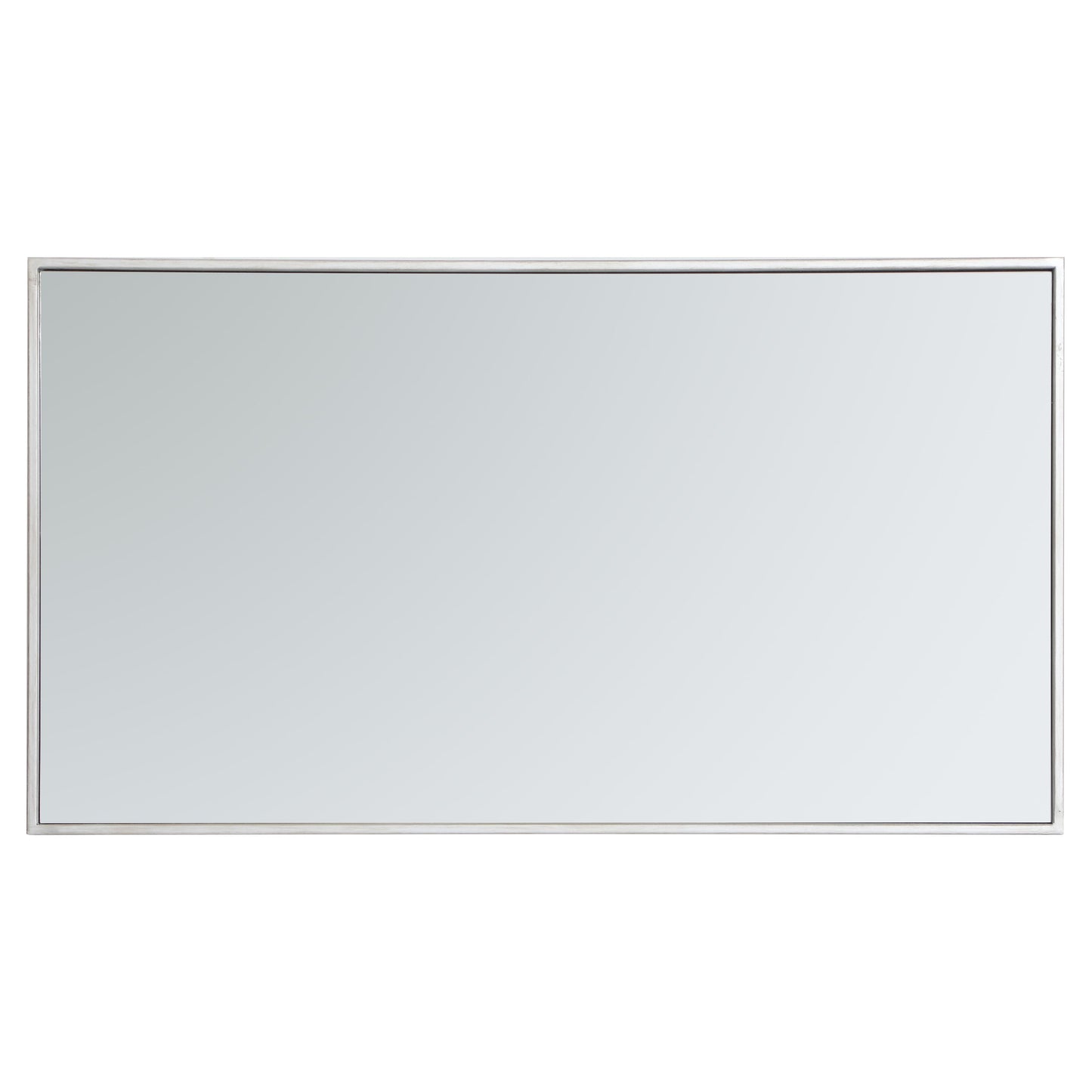 MR42036S Monet 20" x 36" Metal Framed Rectangular Mirror in Silver