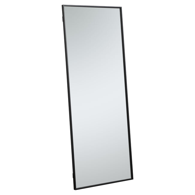 MR42460BK Monet 24" x 60" Metal Framed Rectangular Mirror in Black