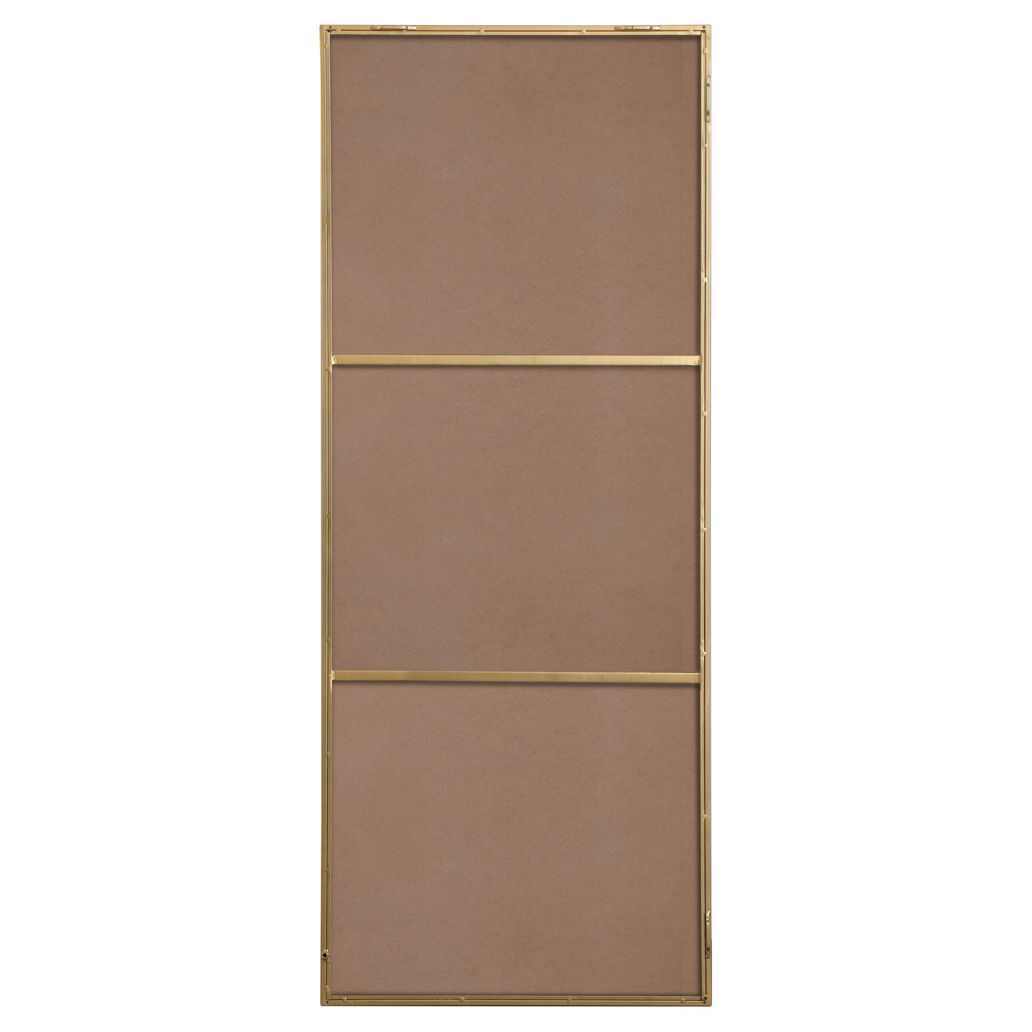 MR42460BR Monet 24" x 60" Metal Framed Rectangular Mirror in Brass