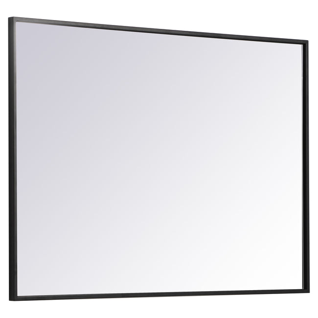 MR42736BK Monet 27" x 36" Metal Framed Rectangular Mirror in Black