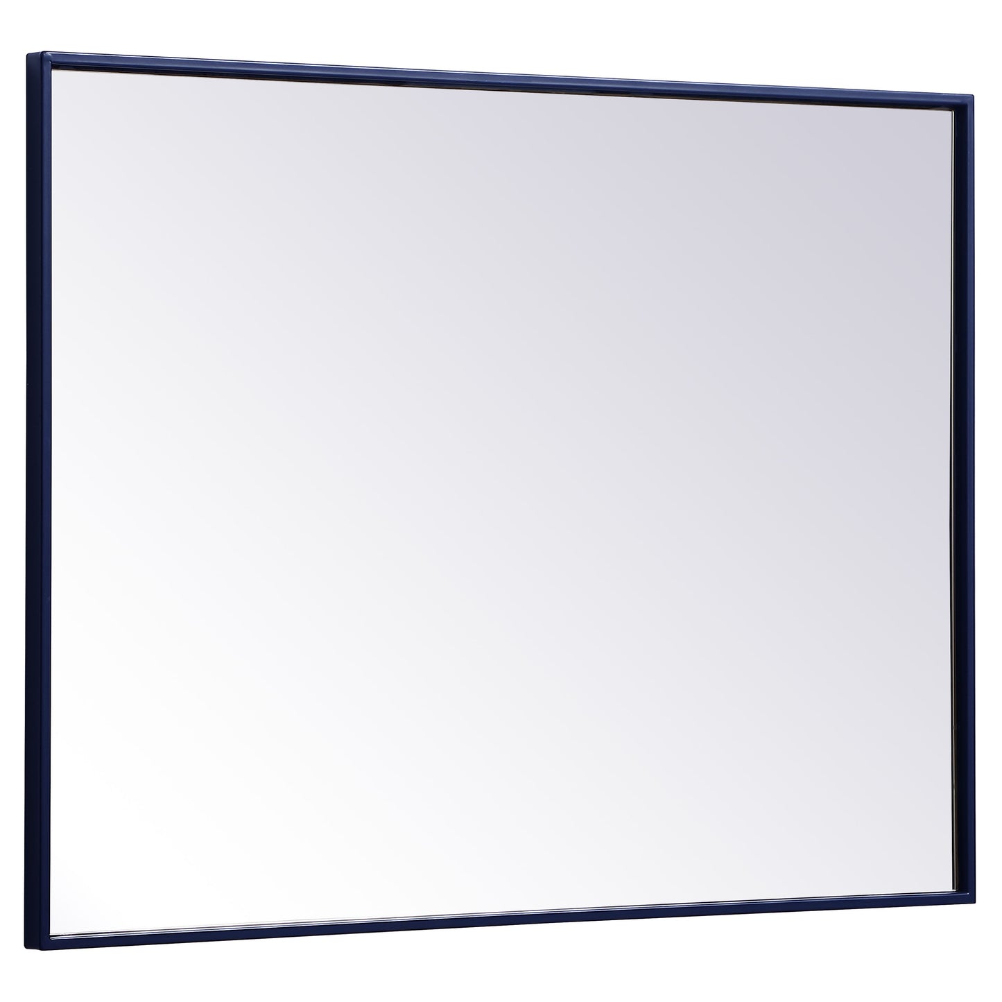 MR42736BL Monet 27" x 36" Metal Framed Rectangular Mirror in Blue