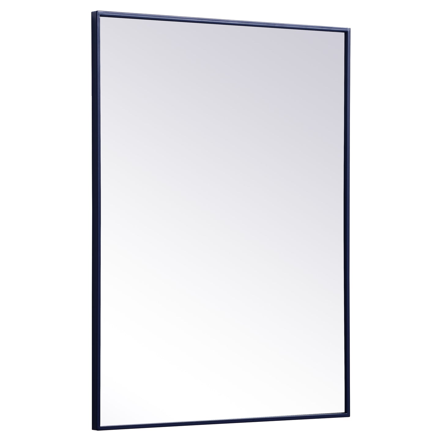 MR42736BL Monet 27" x 36" Metal Framed Rectangular Mirror in Blue