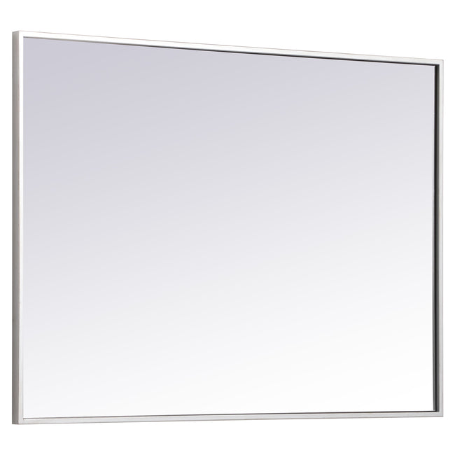 MR42736S Monet 27" x 36" Metal Framed Rectangular Mirror in Silver