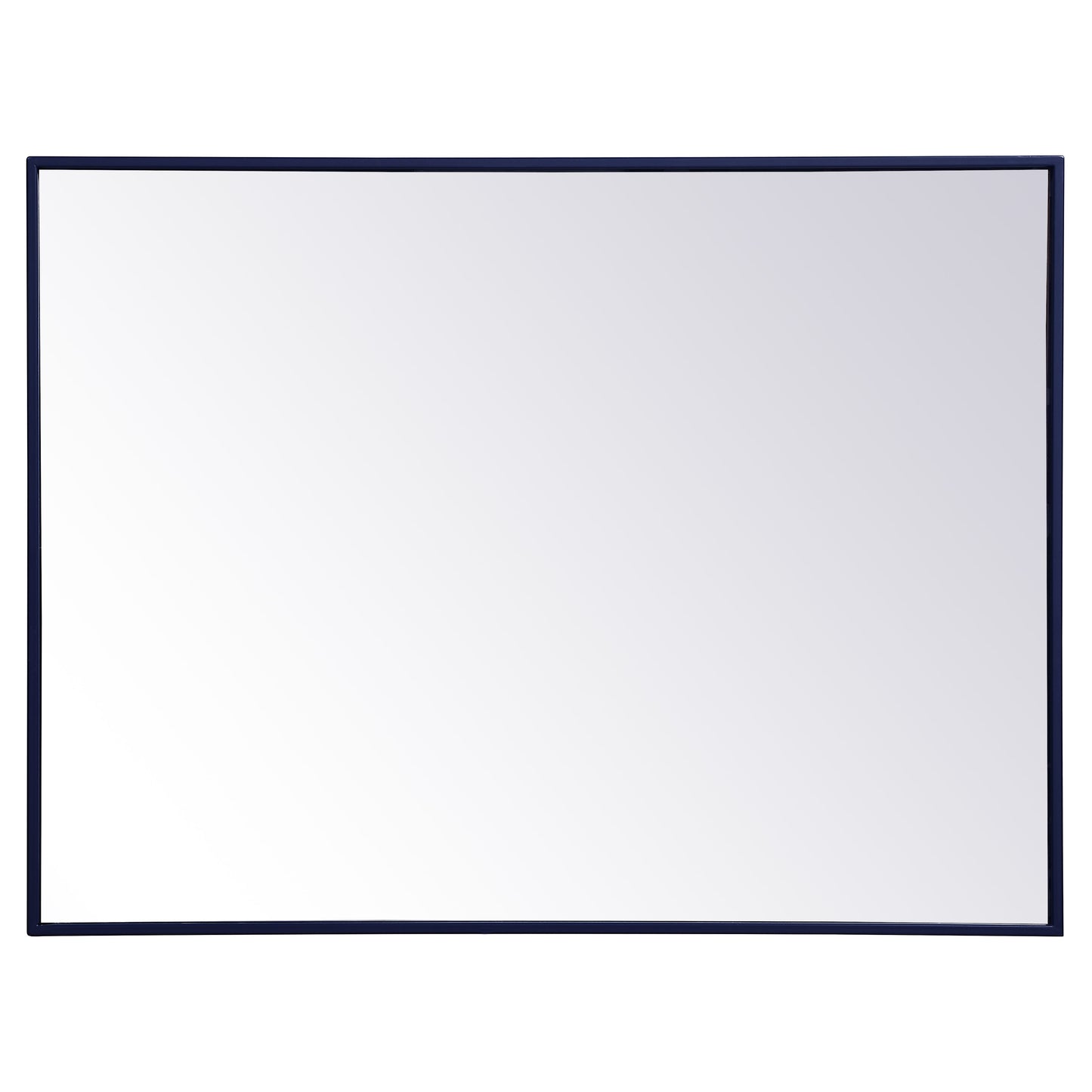 MR42736BL Monet 27" x 36" Metal Framed Rectangular Mirror in Blue