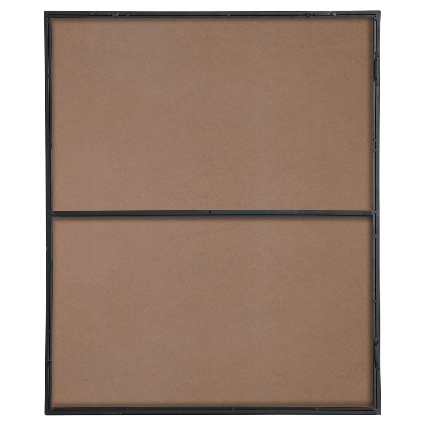 MR43036BK Monet 30" x 36" Metal Framed Rectangular Mirror in Black