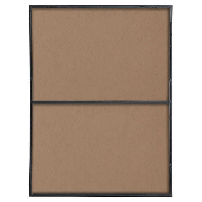 MR43040BK Monet 30" x 40" Metal Framed Rectangular Mirror in Black