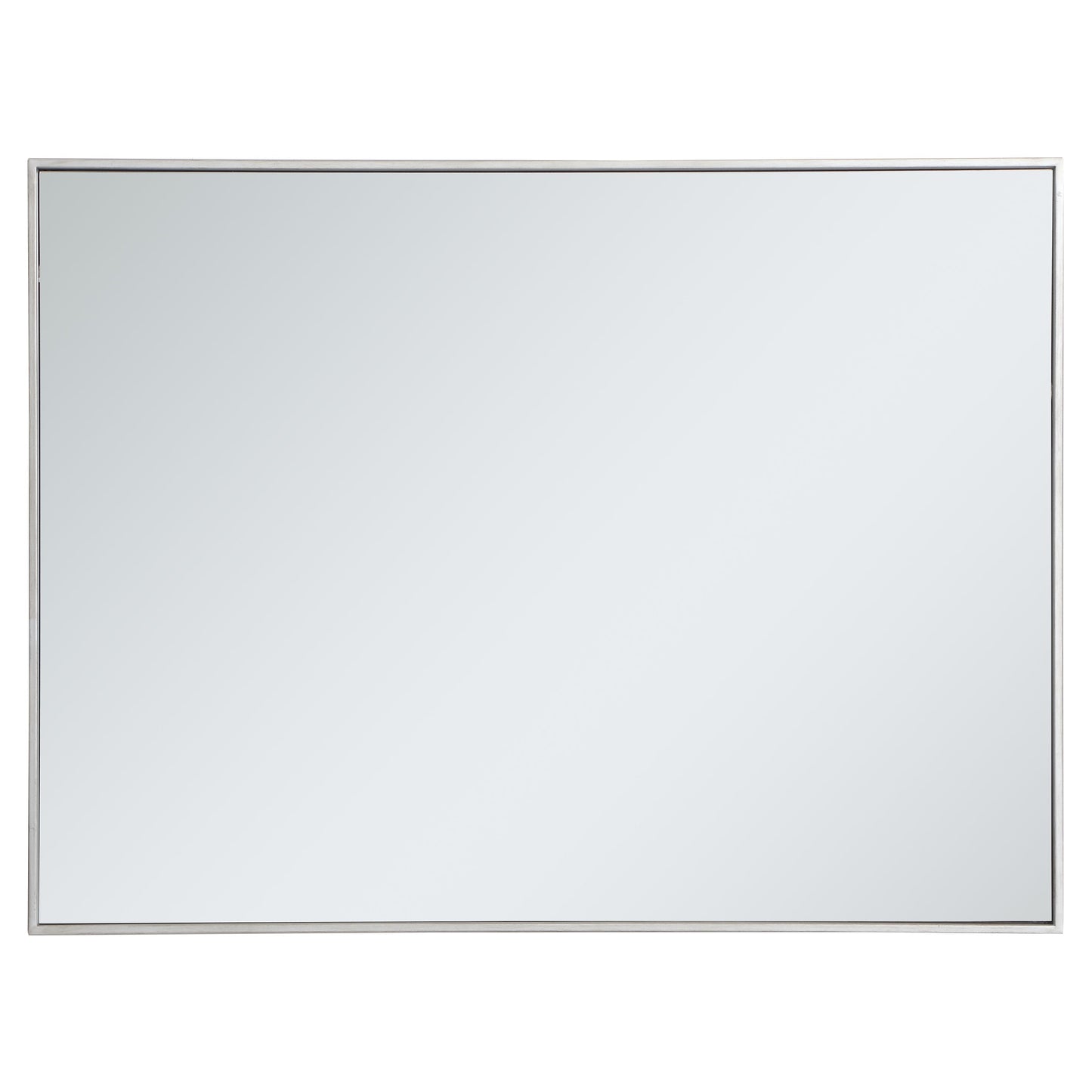 MR43040S Monet 30" x 40" Metal Framed Rectangular Mirror in Silver