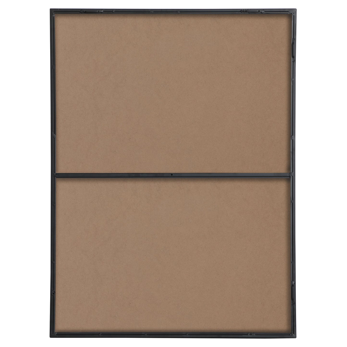 MR43040BK Monet 30" x 40" Metal Framed Rectangular Mirror in Black