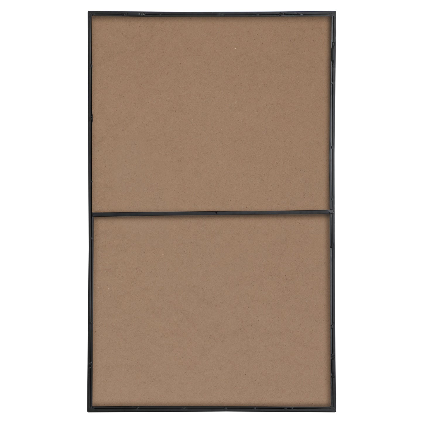 MR43048BK Monet 30" x 48" Metal Framed Rectangular Mirror in Black