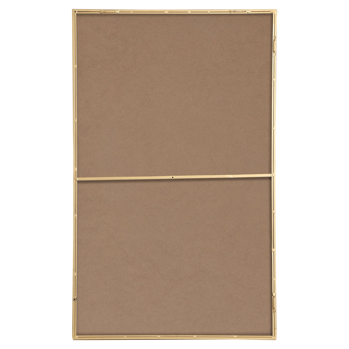 MR43048BR Monet 30" x 48" Metal Framed Rectangular Mirror in Brass