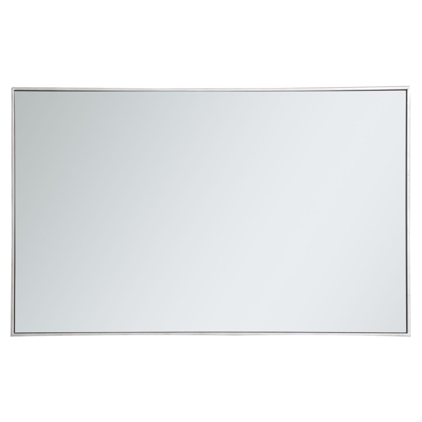 MR43048S Monet 30" x 48" Metal Framed Rectangular Mirror in Silver