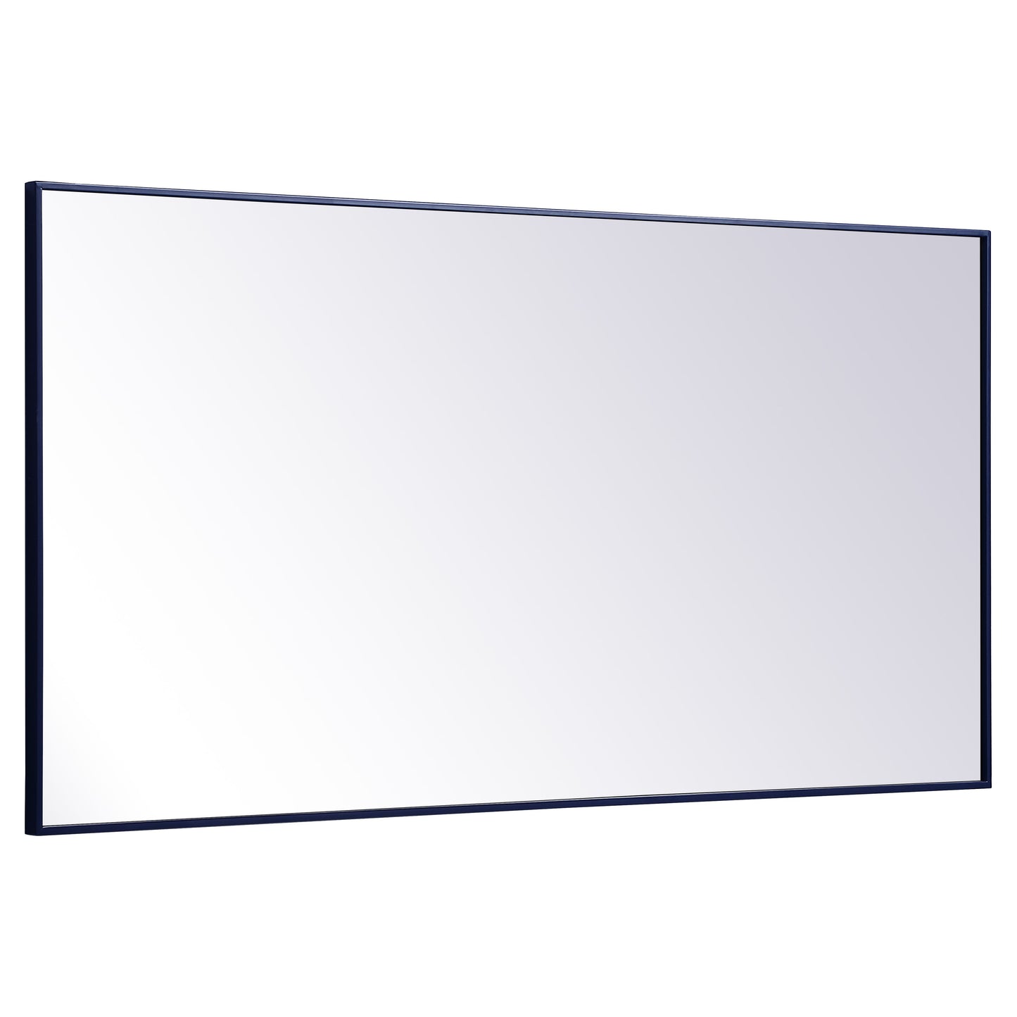 MR43060BL Monet 30" x 60" Metal Framed Rectangular Mirror in Blue