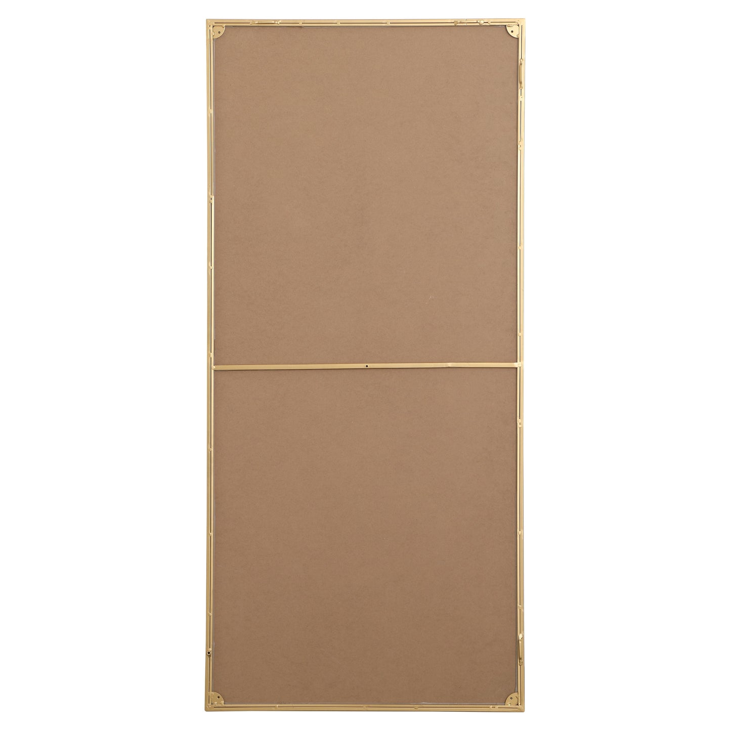 MR43060BR Monet 30" x 60" Metal Framed Rectangular Mirror in Brass