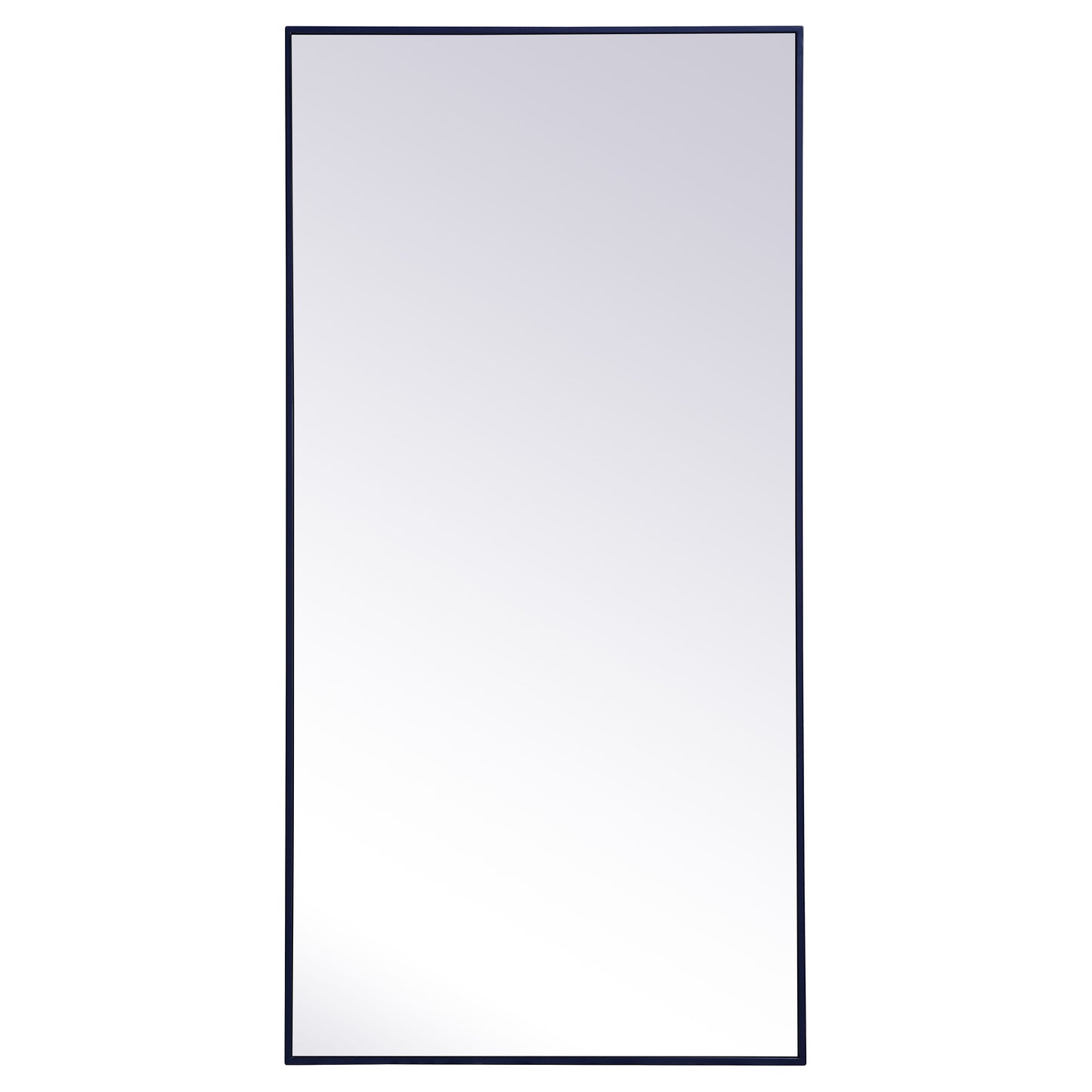 MR43060BL Monet 30" x 60" Metal Framed Rectangular Mirror in Blue
