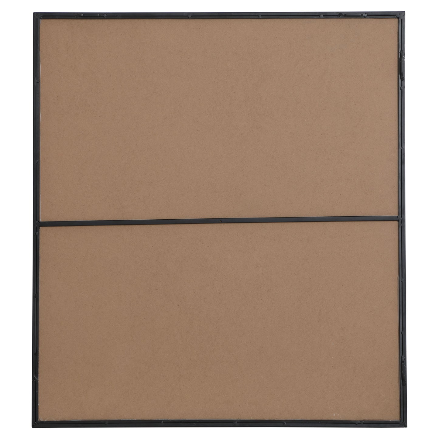 MR43640BK Monet 36" x 40" Metal Framed Rectangular Mirror in Black