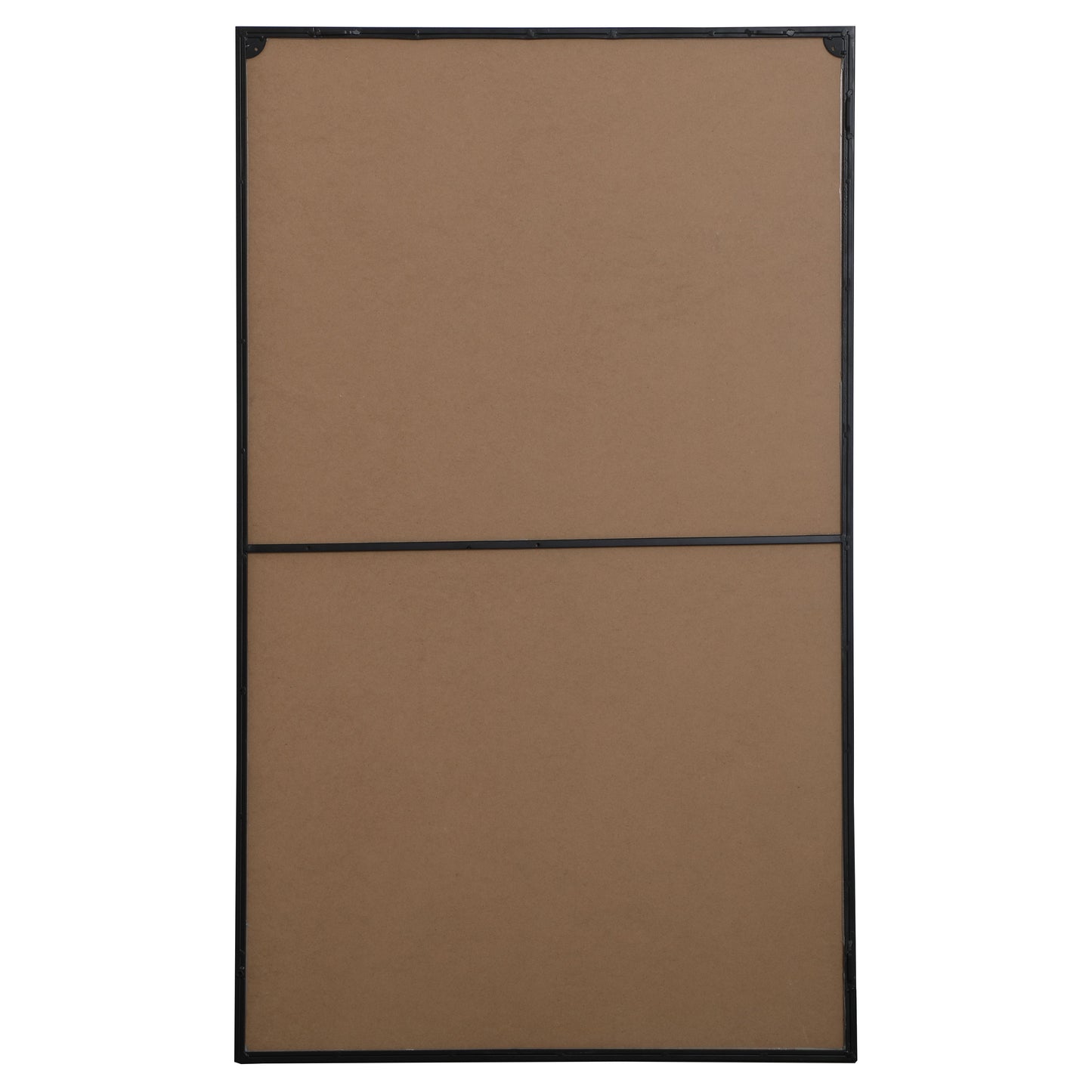 MR43660BK Monet 36" x 60" Metal Framed Rectangular Mirror in Black