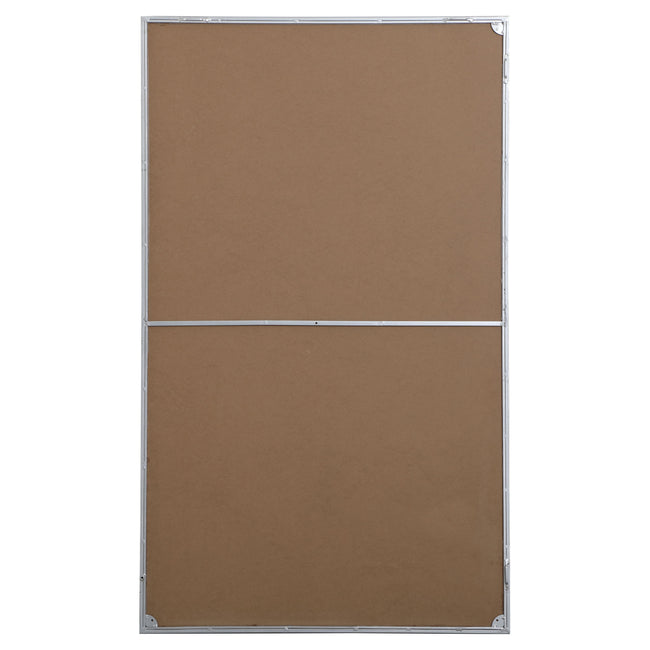 MR43660S Monet 36" x 60" Metal Framed Rectangular Mirror in Silver