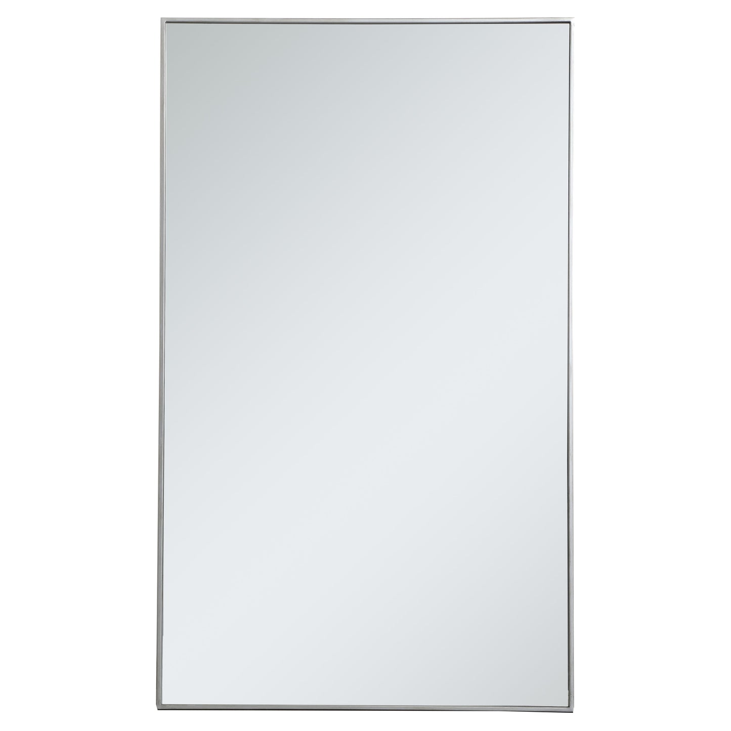 MR43660S Monet 36" x 60" Metal Framed Rectangular Mirror in Silver