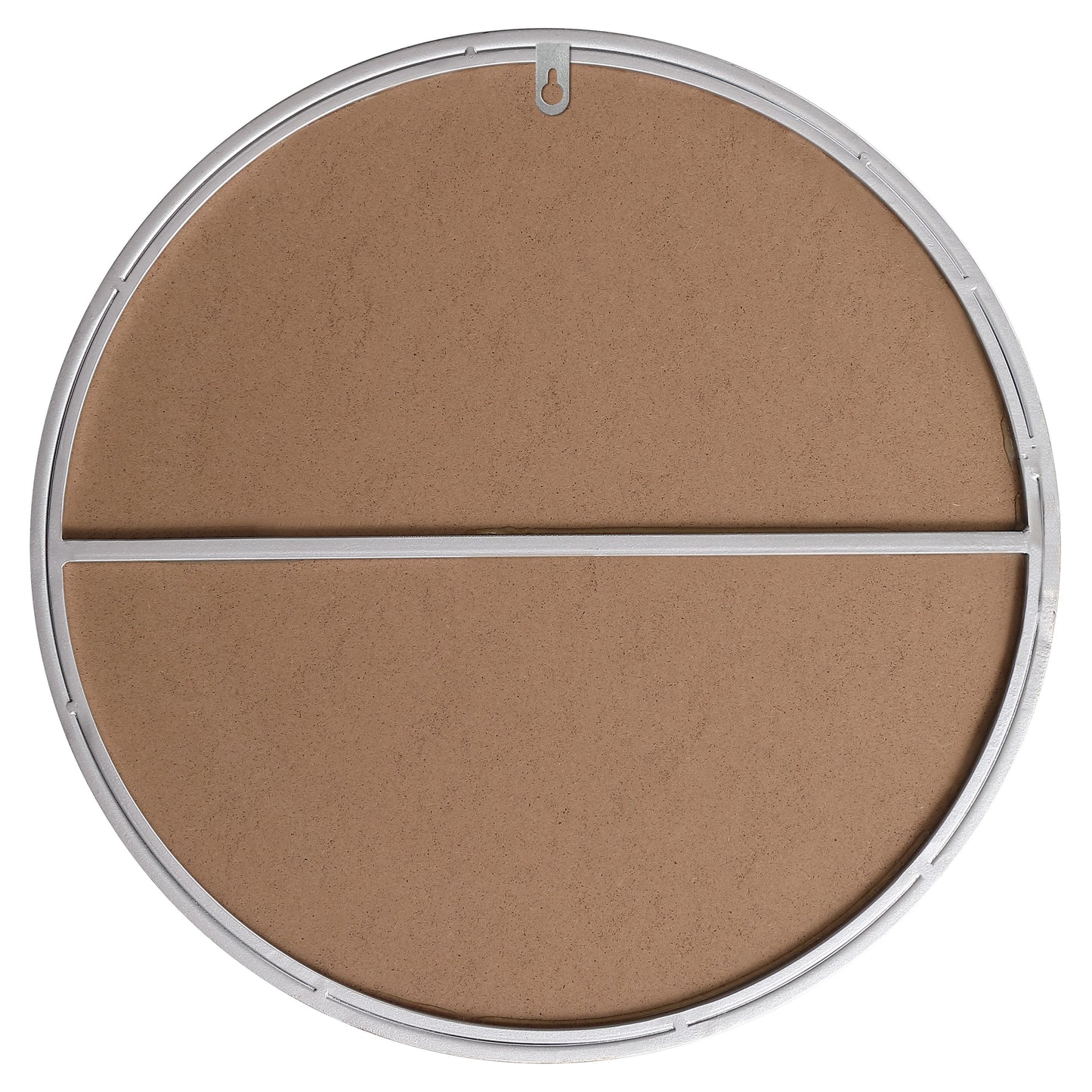 MR4818S Eternity 18" x 18" Metal Framed Round Mirror in Silver