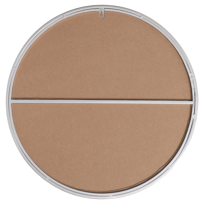 MR4821S Eternity 21" x 21" Metal Framed Round Mirror in Silver