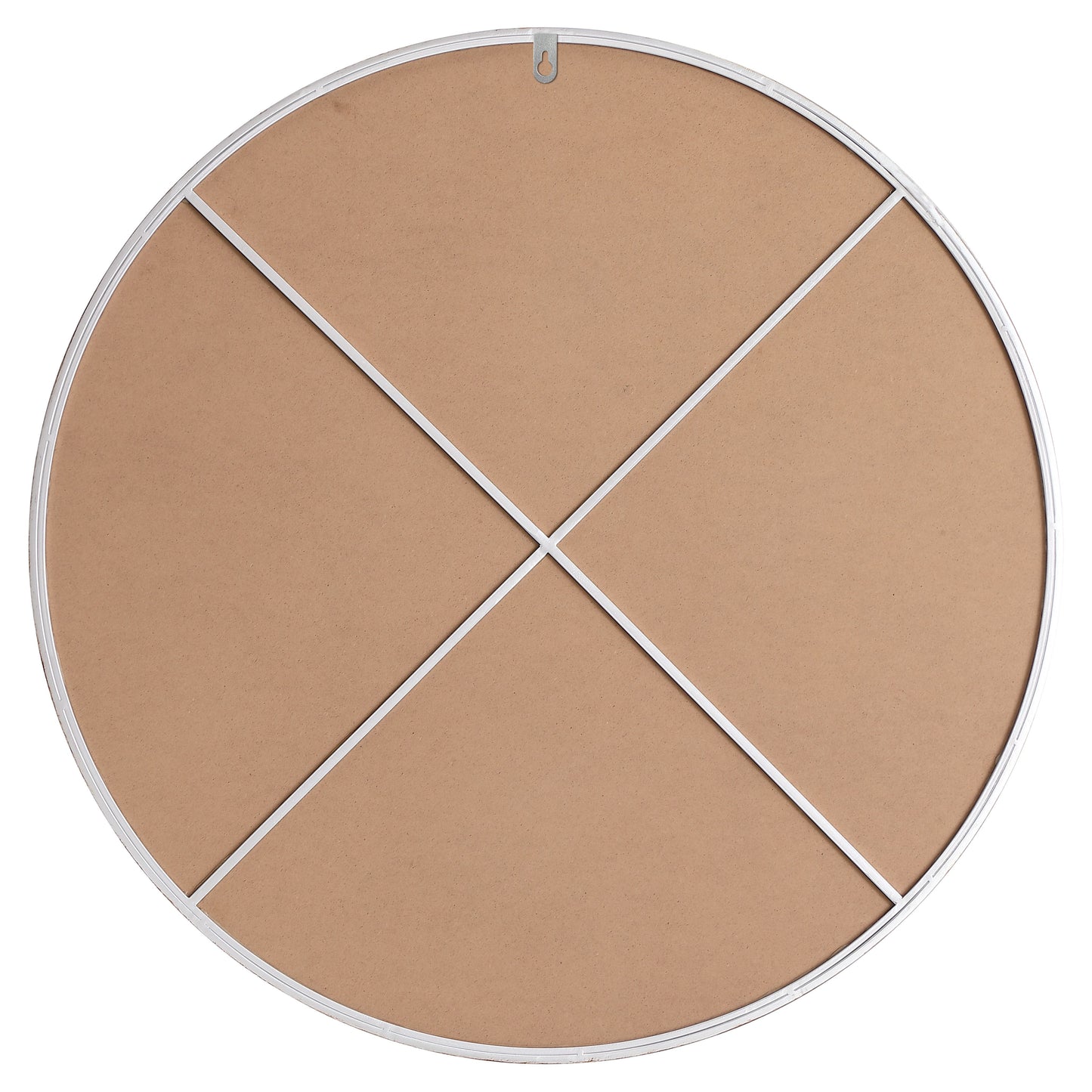 MR4839S Eternity 39" x 39" Metal Framed Round Mirror in Silver