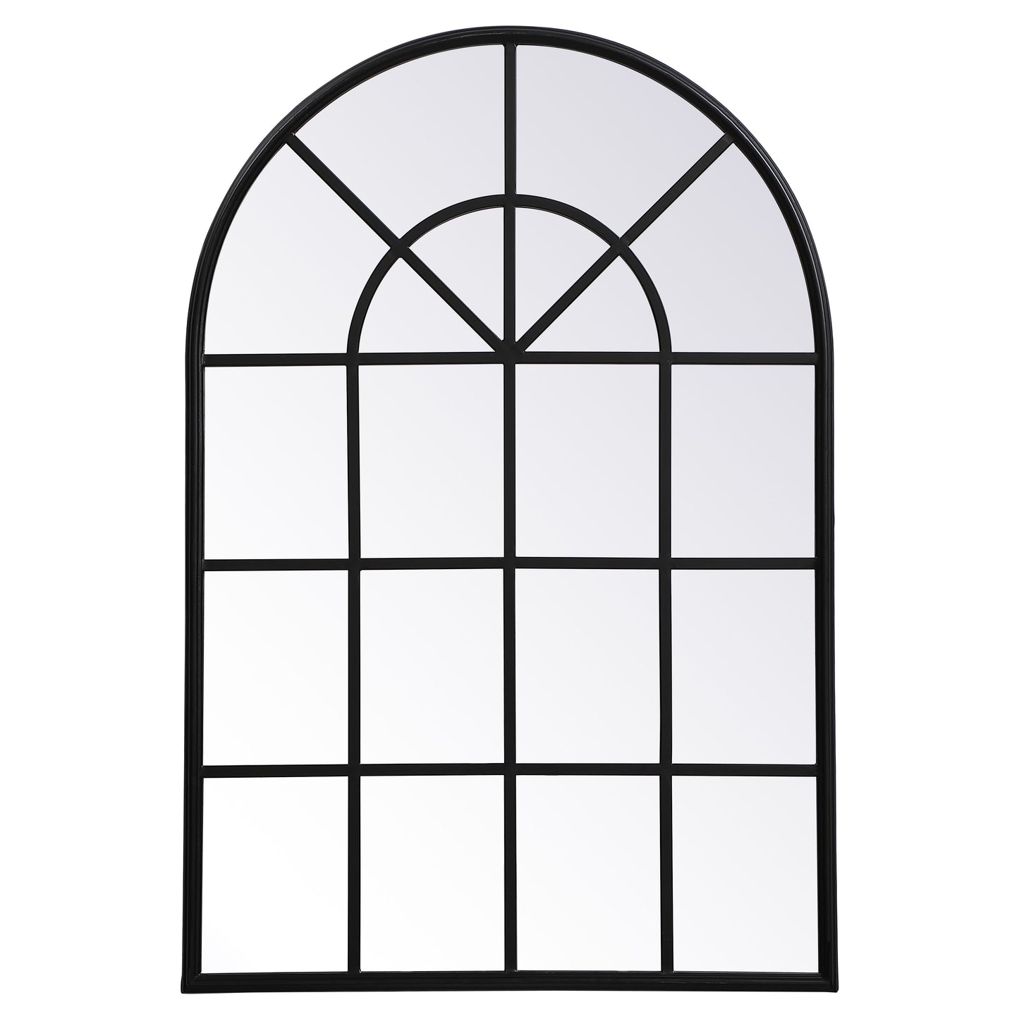 MR612842BK Motif 28" x 42" Decorative Mirror in Black