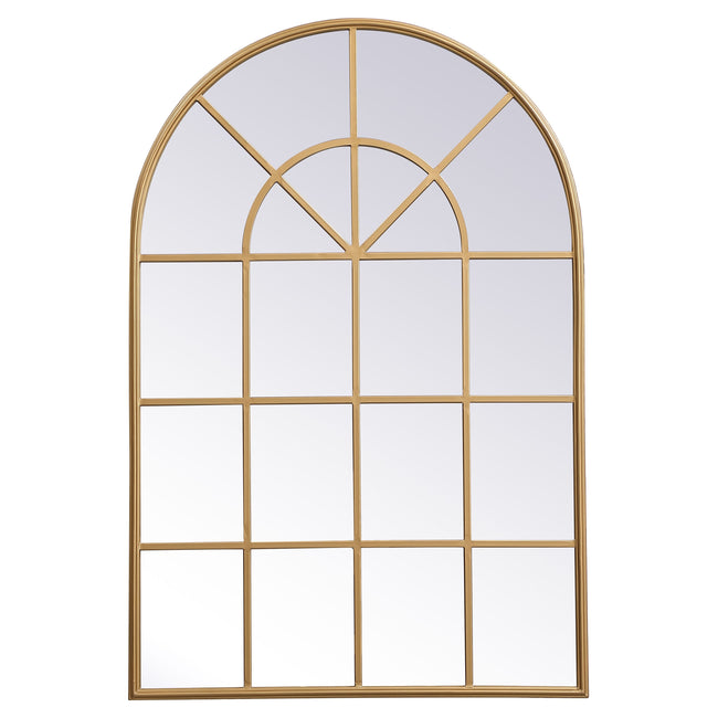 MR613248BR Motif 32" x 47" Decorative Mirror in Brass