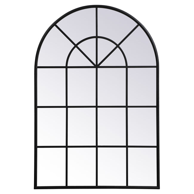 MR613653BK Motif 36" x 53" Decorative Mirror in Black