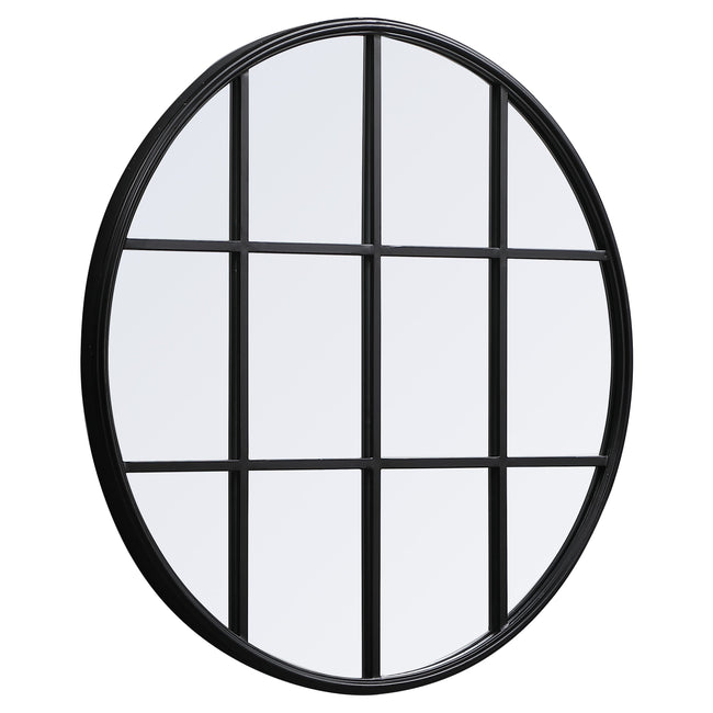 MR633232BK Motif 32" x 32" Decorative Mirror in Black