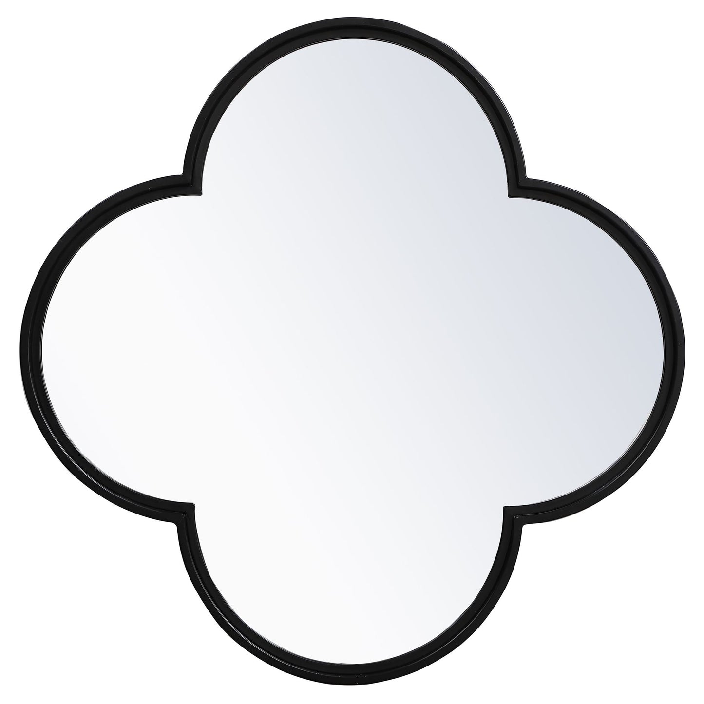 MR652828BK Motif 28" x 28" Decorative Mirror in Black