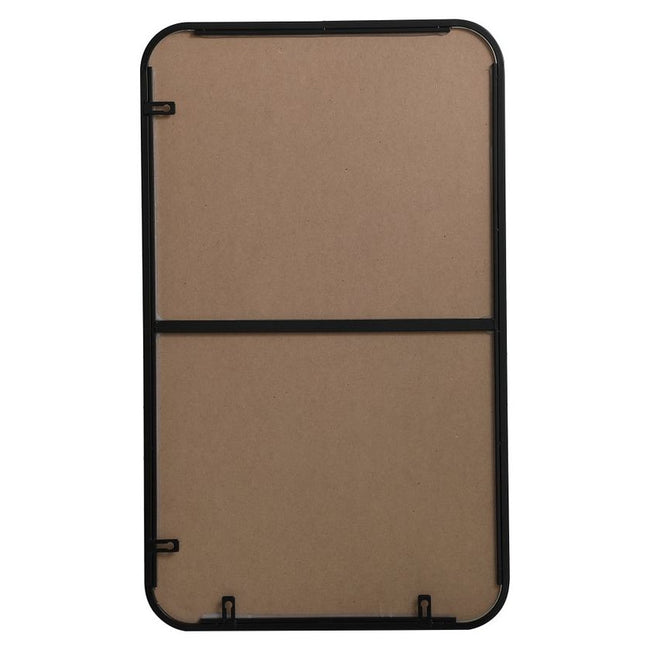 MR801830BK Evermore 18" x 30" Metal Framed Rectangular Mirror in Black