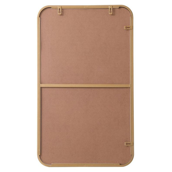 MR801830BR Evermore 18" x 30" Metal Framed Rectangular Mirror in Brass