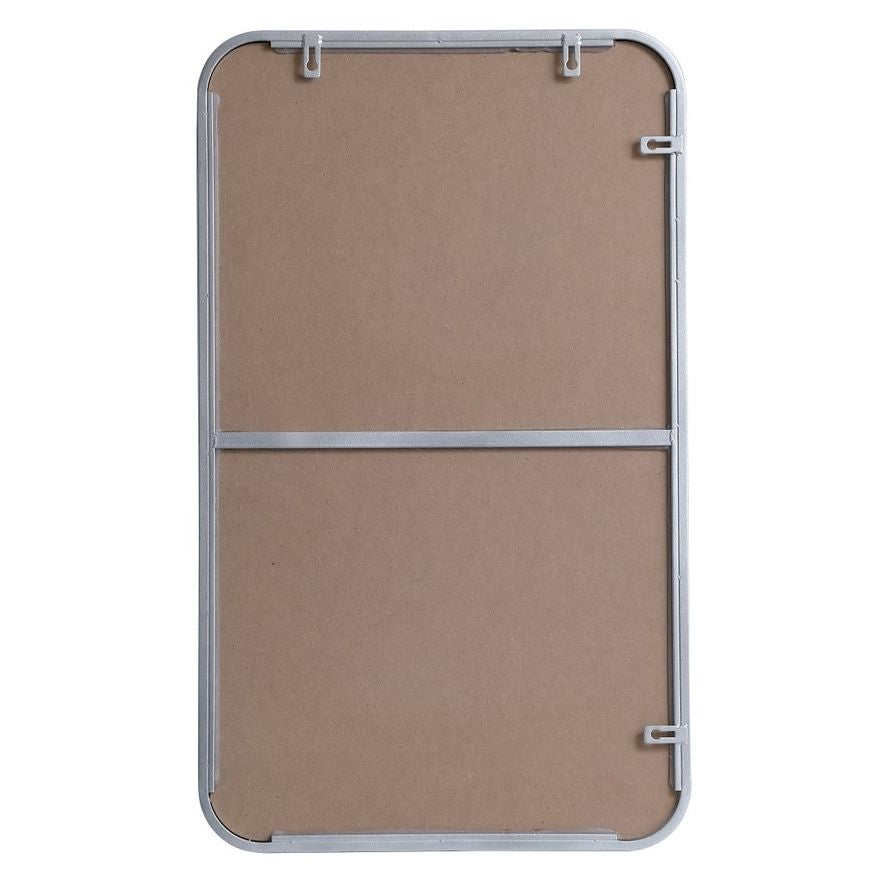 MR801830S Evermore 18" x 30" Metal Framed Rectangular Mirror in Silver