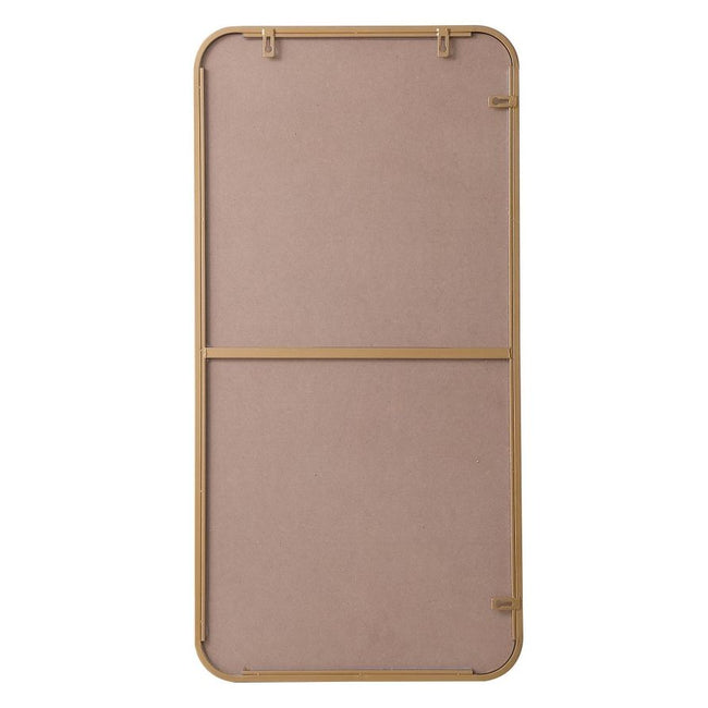 MR801836BR Evermore 18" x 36" Metal Framed Rectangular Mirror in Brass