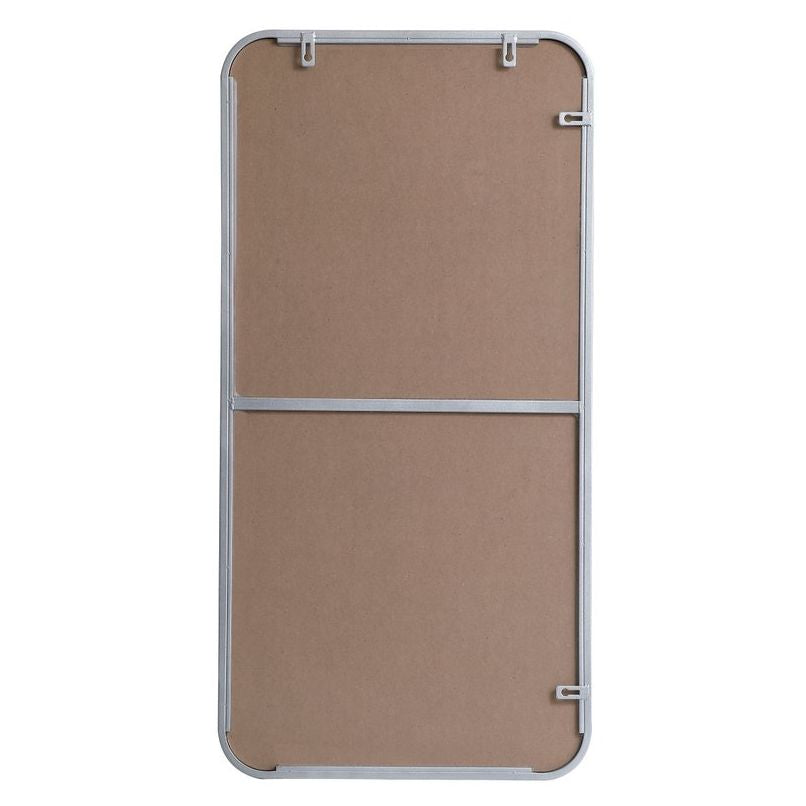 MR801836S Evermore 18" x 36" Metal Framed Rectangular Mirror in Silver