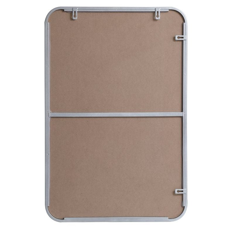 MR802030S Evermore 20" x 30" Metal Framed Rectangular Mirror in Silver