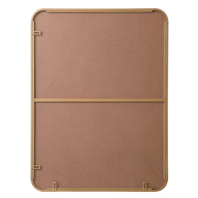 MR802432BR Evermore 24" x 32" Metal Framed Rectangular Mirror in Brass