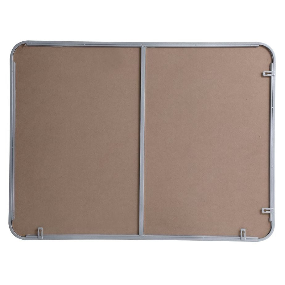 MR802736S Evermore 27" x 36" Metal Framed Rectangular Mirror in Silver