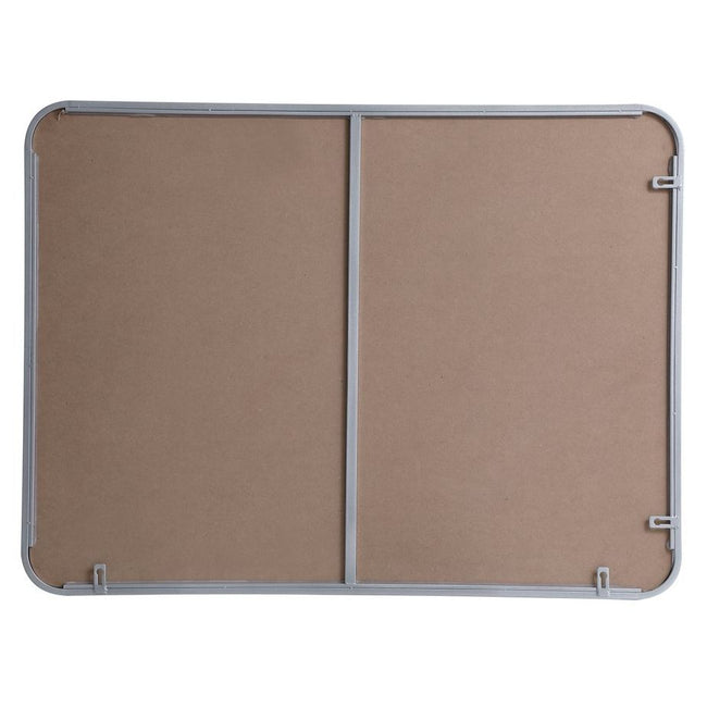 MR802736S Evermore 27" x 36" Metal Framed Rectangular Mirror in Silver