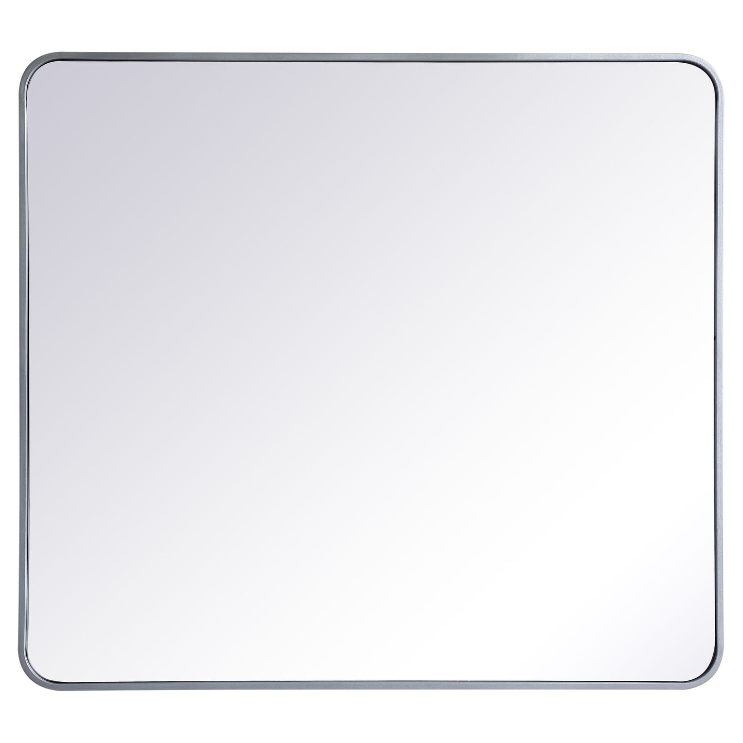 MR803640S Evermore 36" x 40" Metal Framed Rectangular Mirror in Silver